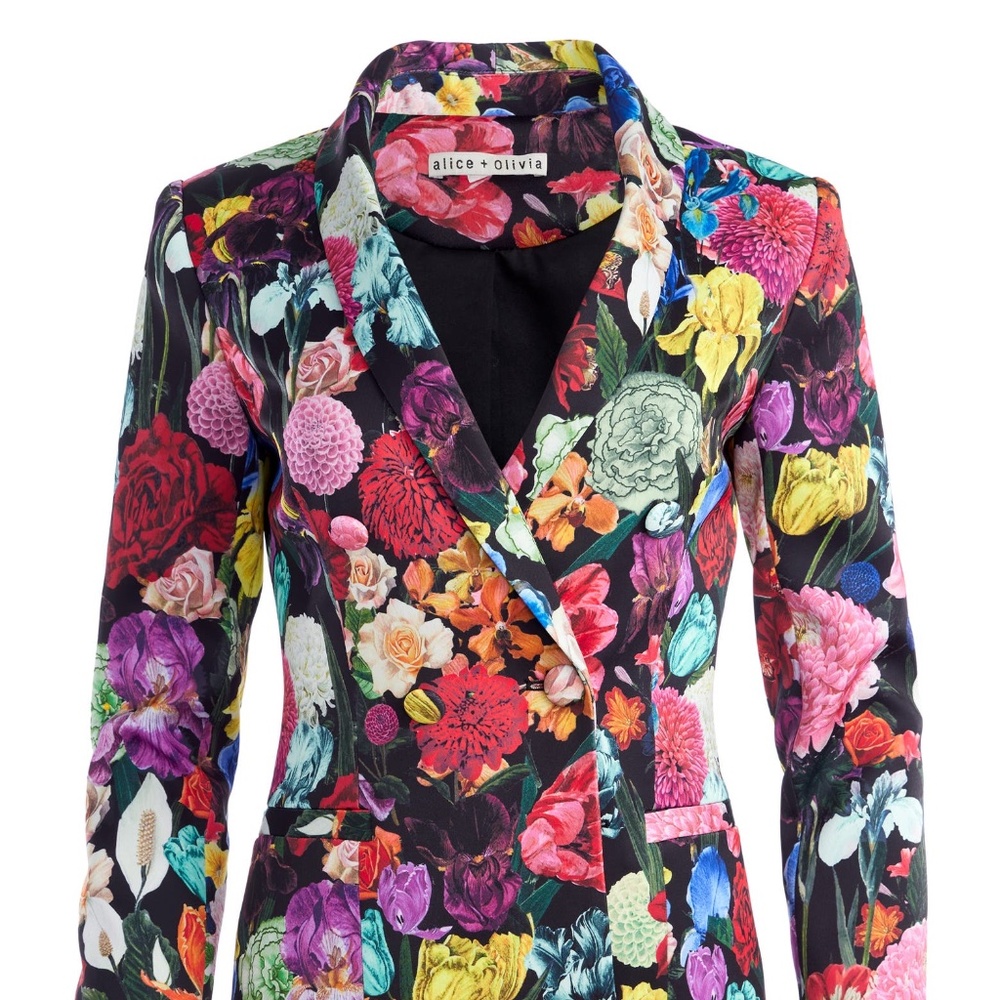 Alice + Olivia Latoya Long Sleeve Blazer Minidress NWT - Picture 8 of 13
